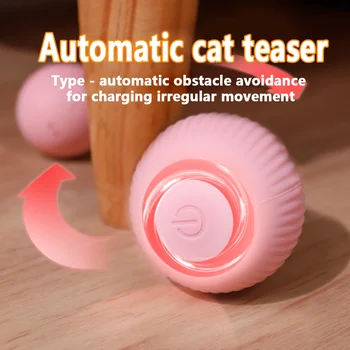 Smart Cat Žaislai Elektrinis kačių kamuolys Automatinis riedantis kamuolys Katė Interaktyvūs žaislai Naminiai gyvūnai Žaislas katėms patalpose Žaidimas