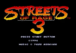 Streets of Rage 3 16bit MD žaidimo kortelė 16 bitų 