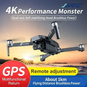 Su 4K kamera 1000 metrų nuotolinio valdymo pultas atstumas X19 GPS dronas RC bešepetėlinis quadcopter aerofotografavimo orlaivis
