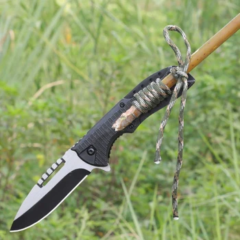 Sulankstomas peilis vyrams Savigynos išgyvenimas Multitool EDC rankiniai įrankiai Greitai atidarytas taktinis kišeninis medžioklinis peilis nešiojamas Jackknife