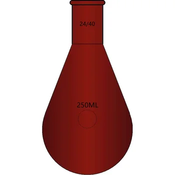 SYNTHWARE Rudas storų sienelių baklažano formos butelis, 500mL1000mL2000ml, Didelis stiprumas, Sunki siena, Borosilikatinio stiklo kolba, F31