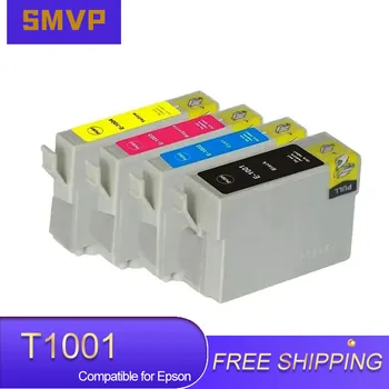 T1001 T1002 T1003 T1004 Su aukščiausios spalvos suderinama rašalo purškimo kasetė, skirta Epson Stylus Office B40W B1100 BX310FN BX600FW spausdintuvui