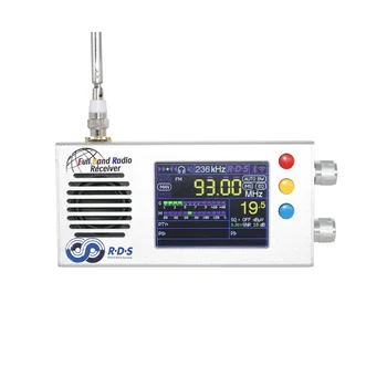 TEF6686 visos juostos FM / MW / trumpųjų bangų HF / LW radijo imtuvas V1.18 integruota programinė įranga