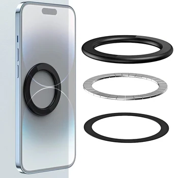 Telefono magneto žiedo laikiklio laikiklis Magsafe cinko lydinio išmaniojo telefono laikiklio stovas Magnetinis žiedas Automobilinis telefono stovas