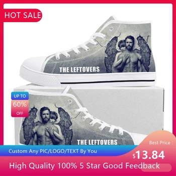The Leftovers High Top Sneakers Mens Womens Teenager Aukštos kokybės Kevin Garvey Canvas Sneaker pora Casual Shoe Customize Shoes