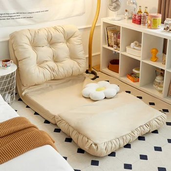 Tinginio sofa gali atsigulti miegoti ant lovos atlošas Vienvietė kėdė miegamasis Tatami kėdė Balkonas Sulankstoma maža sofa