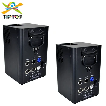 TIPTOP mini dydžio ugnies reaktyvinė mašina stačiakampio formos 100W purkštukas 1-2m LCD ekranas Skaitmeninis DMX adreso nustatymas 3PIN 5PIN XLR Power Con