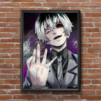 Tokyo Ghoul Anime drobės plakatas Namų sienų tapybos dekoravimas (be rėmo)