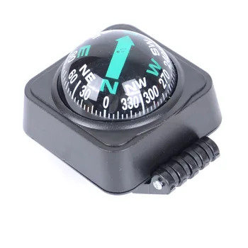 Transporto priemonės tipo kompasas lauko kreipiamasis rutulys gali reguliuoti automobilio kempingo kampą Pėsčiųjų kompas pavara