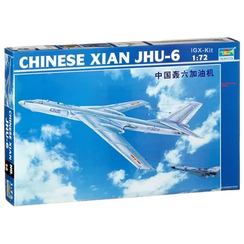 Trumpeter 01614 1/72 Scale Chinese Xian JHU-6 H6 Strateginis bombonešio degalų papildymas orlaiviuose Plastikinio surinkimo modelio konstravimo rinkinys Žaislas