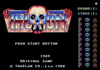 Truxton 16 bitų MD žaidimo kortelė, skirta 16 bitų 