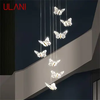 ULANI Šiaurės šalių drugelių šviestuvai Modernūs šviestuvai Pakabinami šviestuvai Pagrindinis LED laiptų salei