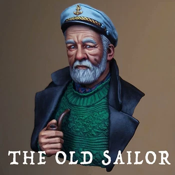 Unassambled 1/10 modernus Senas jūreivis gyvenimas jūroje kareivio figūrėlė Dervos figūrėlės miniatiūriniai modelių rinkiniai Nedažyti