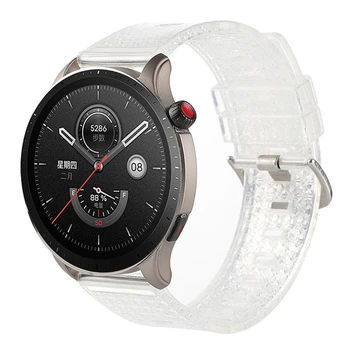 Universalios 22 mm blizgios laikrodžių juostos TPU deimantinio rašto laikrodžio dirželis Huawei laikrodžių pumpurams 