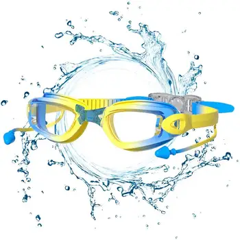 Vaikai Plaukimo akiniai Maudymosi akiniai Apsauga nuo rūko Patogus dirželis 100 Apsauga nuo UV spindulių Aiškus matymas Nėra nutekėjusių jaunimo maudymosi akinių