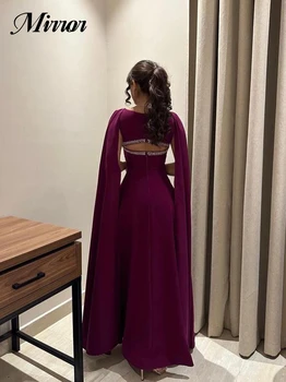 Veidrodinė suknelė Elegantiška vintažinė violetinė karoliukais Seksualus krištolas A-linija Individualizuota oficiali proga Prom suknelė Vakariniai vakariniai chalatai