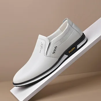 Visiškai nauja mada Vyrai Loafers Vyriški odiniai laisvalaikio batai Aukštos kokybės suaugusiųjų mokasinai Vyrų vairavimo batai Vyriška avalynė Unisex 2023