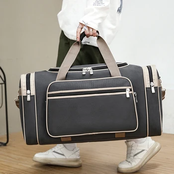 Vyriška rankinė Bagažinė Kelioniniai Duffle krepšiai Nešiojami Oksfordo savaitgalio krepšiai per petį Dideli drabužiai Antklodės laikymo paketas XA870F