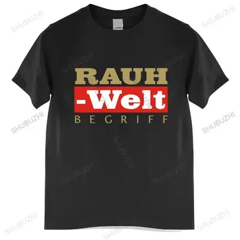 Vyriški marškinėliai o-kaklu mados prekės ženklo marškinėliai juodi nauji vyriški marškinėliai Minty Mint RWB kopija Rauh Welt Begriff logotipas Marškinėliai euro dydis