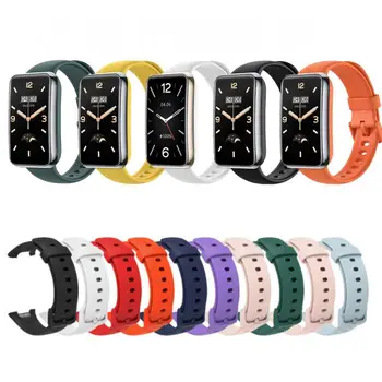 Watch Strap For Mi Band 7 Pro/M8/8 Pro Strap Soft Silicone WristStrap for Mi Band 7pro Replacement Strap Smartwatch Accessories