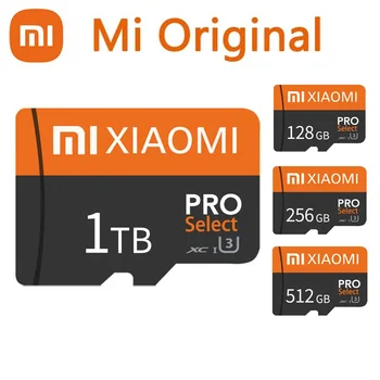 Xiaomi 2TB Micro SDXC TF SD KORTELĖ 1TB Pro Pasirinkite atminties kortelės fotoaparatą Didelės spartos blykstė SDCard 16 512GB išplėsta saugykla, skirta Android