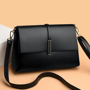 XZAN Rankinės Piniginės Dizaineris Pečių skersinis Messenger rankinės Moteriškas krepšys Ponios Daug kišeninių krepšių Firminis odinis Sac Pagrindinis