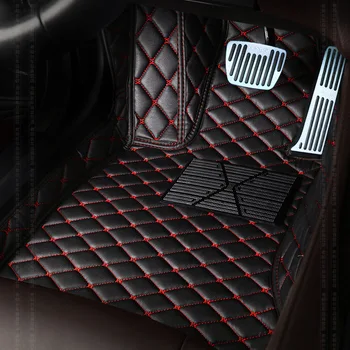 YUCKJU individualūs odiniai automobilių kilimėliai Lexus visiems modeliams ES350 NX GS350 CT200h ES300h GS450h IS250 LS460 LS priedai Auto Carpet