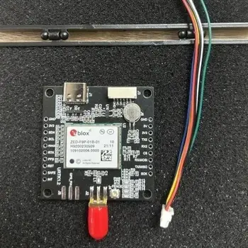 ZED-F9P-01B-01 RTK diferencialo centimetro lygio padėties nustatymo modulis GPS navigacijos modulis naujas maitinimo imtuvas UM980 GNSS plokštė