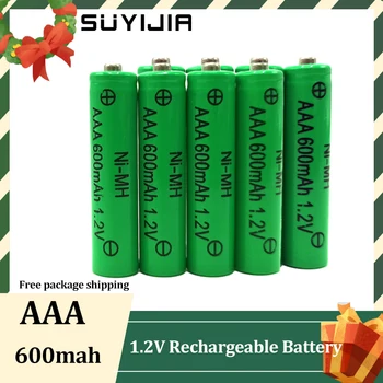 Įkraunama baterija 600mah AAA 1.2V IMH aminorūgščių priekinis žibintas su keičiamomis baterijomis LED žaislinis žibintuvėlis nuotolinio valdymo pultas