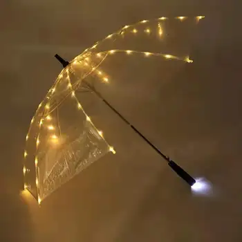 Šaudymas lauke Kūrybinis skėtis Fotografija Scenos rekvizitas Skėtis Naktinis signalas Švytintis skėtis