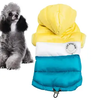 Žieminiai šunų drabužiai lauke šalčiui atsparūs šilti šuns striukė žieminis šunų kailis Medvilninis pamušalas Šuniuko drabužių kailis