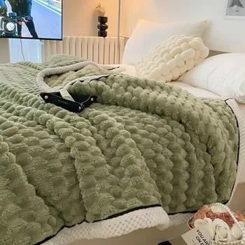Žieminė šilta antklodė Lova Sofa Blanets Mesti flanelinė pledinė lovatiesė vienvietei dvivietei dvivietei Karalienės karaliaus lovos užvalkalo patalynei