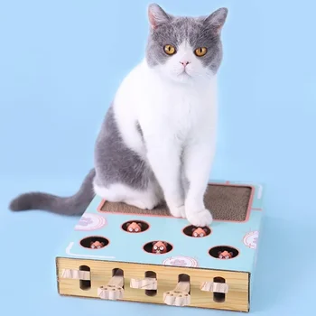 Žiurkėnų priedai Įkandimo žaidimo mašina Žaislų medžioklė Erzinimas Kačiukas Naminių gyvūnėlių draskymo žaidimai Žaislai Reikmenys Interaktyvus katinas